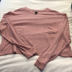 Target - Wild Fable - Long Sleeve Cropped Shirt